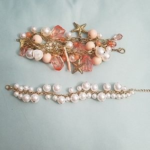 Bracelets with pearls